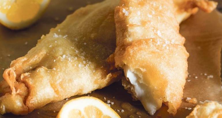 Homemade Beer Battered Lemonfish